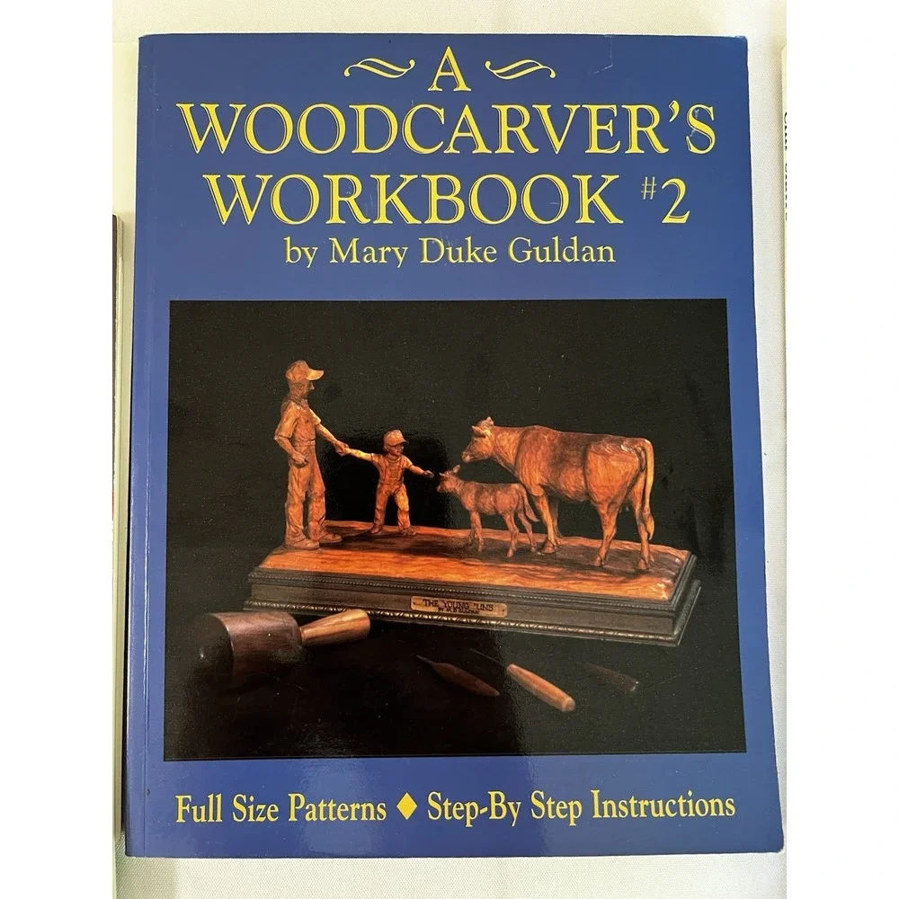 Wood Carving Book & Magazine Lot Chip Chats Christmas Scrooge Patterns